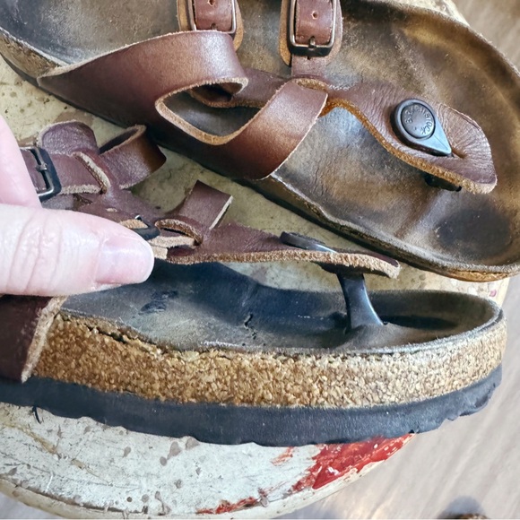 Birkenstock Sparta Thong Leather Sandals - Picture 5 of 10